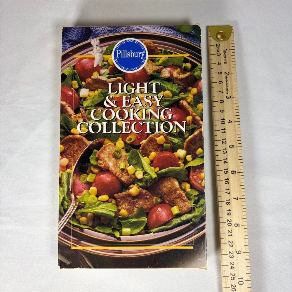 Pillsbury Light‎ & Easy Cooking Collection 5 Book Box Set Vintage 1995 Cookbooks